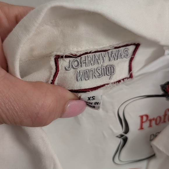 Beautiful Johnny Was Blouse with Embroidery Size XS. Just Dry Cleaned - Picture 8 of 10